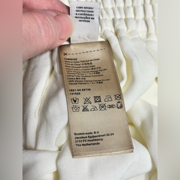 Scotch & Soda Paradise Cove Ivory Eyelet Ruffle Skirt - Picture 5 of 7